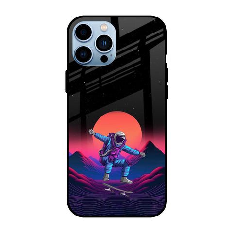 Retro Astronaut Glossy Case for iPhone 13 Pro