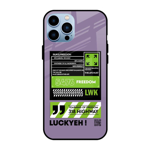 Run & Freedom Glossy Case for iPhone 13 Pro