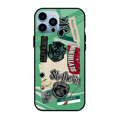 Slytherin Glossy Case for iPhone 13 Pro