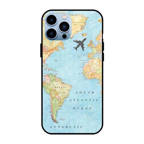 Travel Map Glossy Case for iPhone 13 Pro