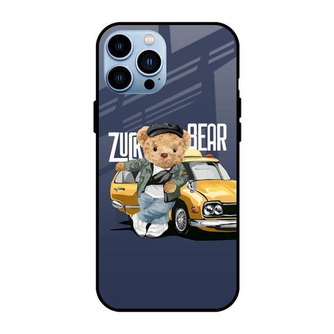 Adventurous Bear Glossy Case for iPhone 13 Pro