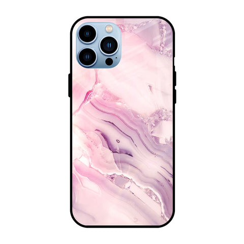 Diamond Pink Gradient Glossy Case For iPhone 13 Pro