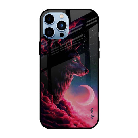 Moon Wolf Glossy Case for Apple iPhone 13 Pro