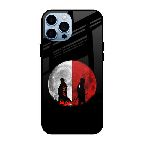 Anime Red Moon Glossy Case for iPhone 13 Pro