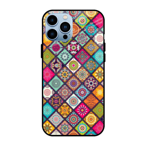 Multicolor Mandala Glossy Case for iPhone 13 Pro