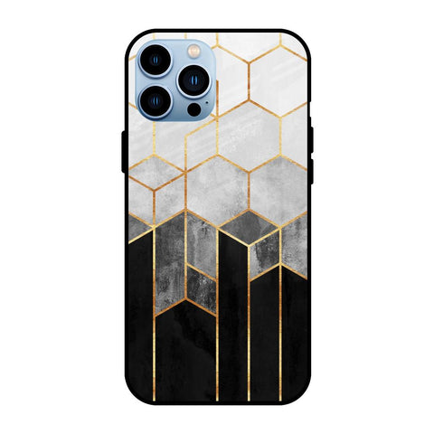 Tricolor Pattern Glossy Case for iPhone 13 Pro