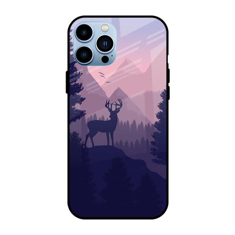 Deer In Night Glossy Case For iPhone 13 Pro