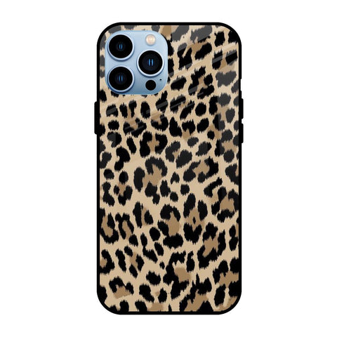 Leopard Seamless Glossy Case For iPhone 13 Pro