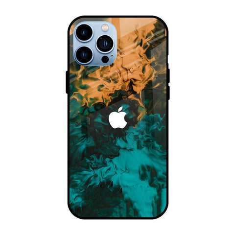Watercolor Wave Glossy Case for iPhone 13 Pro
