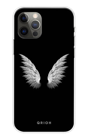 White Angel Wings Soft Cover for iPhone 13 Pro