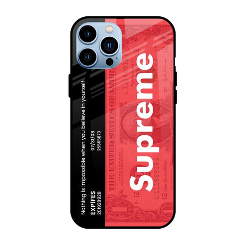Supreme Ticket Glossy Case for iPhone 13 Pro Max