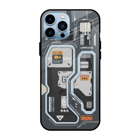 Retro Futuristic Glossy Case for iPhone 13 Pro Max