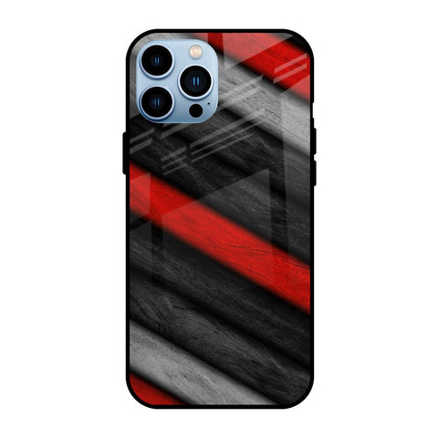 Soft Wooden Texture Glossy Case for iPhone 13 Pro Max
