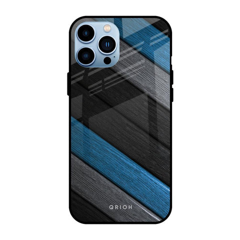 Multicolor Wooden Effect Glossy Case for iPhone 13 Pro Max