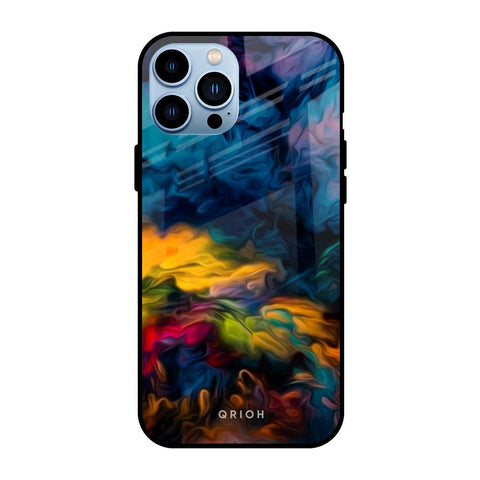 Multicolor Oil Painting Glossy Case for iPhone 13 Pro Max