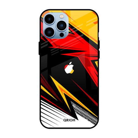 Race Jersey Pattern Glossy Case For iPhone 13 Pro Max