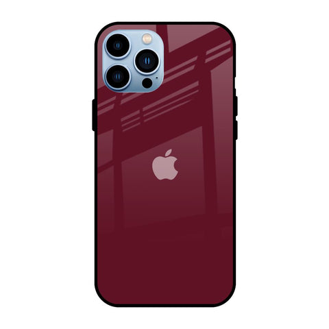 Classic Burgundy Glossy Case for iPhone 13 Pro Max