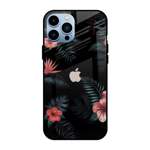 Tropical Art Flower Glossy Case for iPhone 13 Pro Max