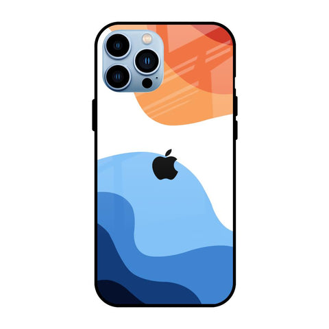 Wavy Color Pattern Glossy Case for iPhone 13 Pro Max