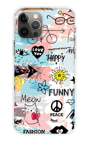 Happy Doodle Soft Cover for iPhone 13 Pro Max
