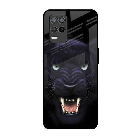 Angry Black Leopard Glossy Case for Realme 8s 5G