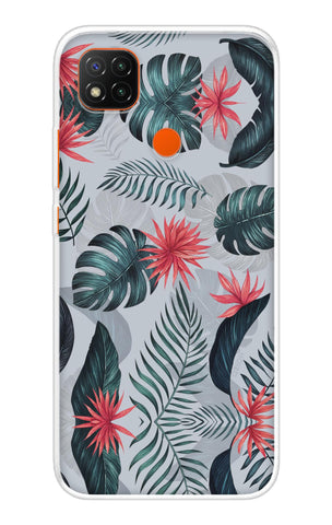 Retro Floral Leaf Soft Cover for Redmi 9 Active