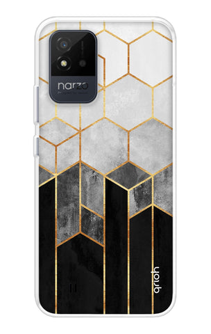 Hexagonal Pattern Soft Cover for Realme Narzo 50i
