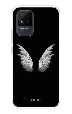 White Angel Wings Soft Cover for Realme Narzo 50i