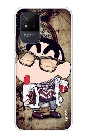 Nerdy Shinchan Soft Cover for Realme Narzo 50i