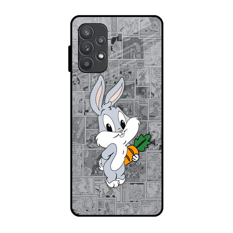 Cute Baby Bunny Glossy Case for Samsung Galaxy A52s 5G