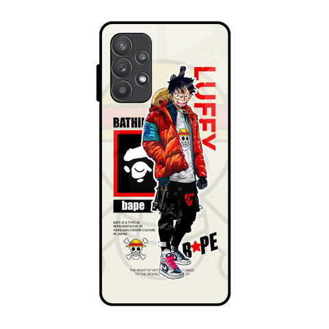 Bape Luffy Glossy Case for Samsung Galaxy A52s 5G