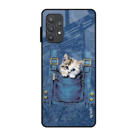Kitty In Pocket Glossy Case For Samsung Galaxy A52s 5G