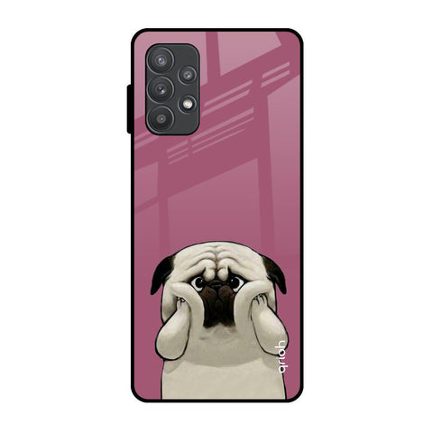 Funny Pug Face Glossy Case For Samsung Galaxy A52s 5G