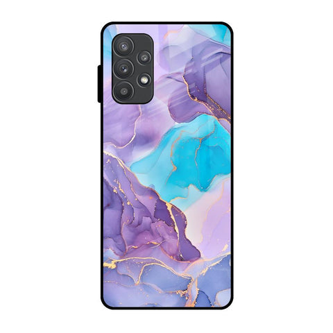 Alcohol ink Marble Glossy Case for Samsung Galaxy A52s 5G