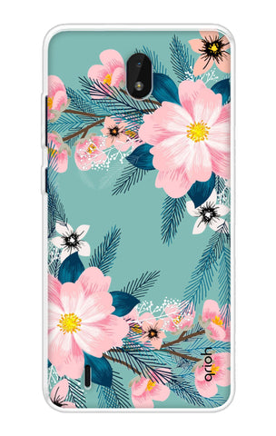 Wild flower Soft Cover for Nokia C01 Plus