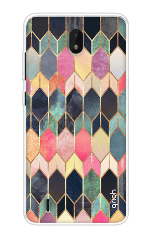 Shimmery Pattern Soft Cover for Nokia C01 Plus