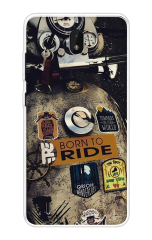 Ride Mode On Soft Cover for Nokia C01 Plus