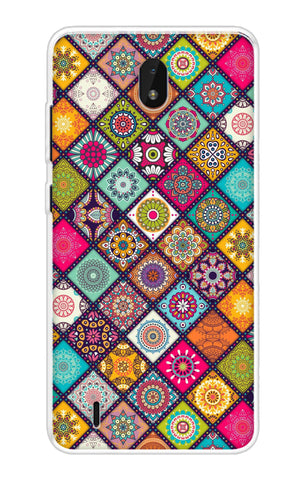 Multicolor Mandala Soft Cover for Nokia C01 Plus