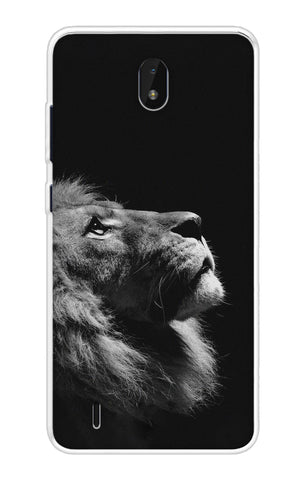 Lion Looking to Sky Soft Cover for Nokia C01 Plus