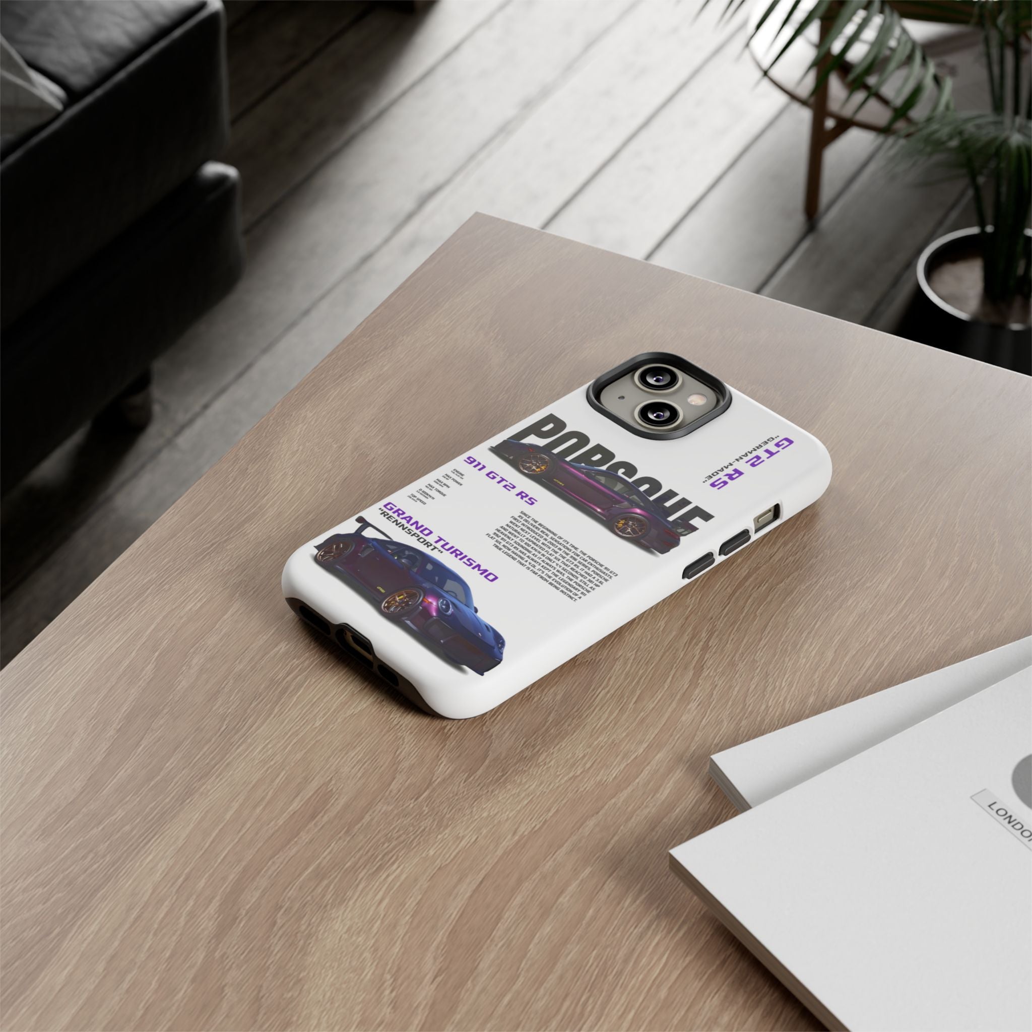 Violet Velocity Tough Case  Available For All iPhone Models