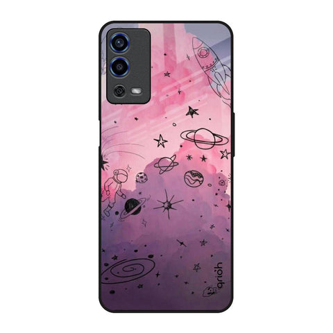 Space Doodles Glossy Case for Oppo A55