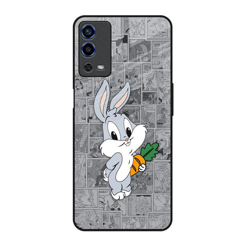 Cute Baby Bunny Glossy Case for Oppo A55