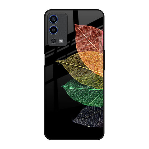 Colorful Leaves Glossy Case for Oppo A55