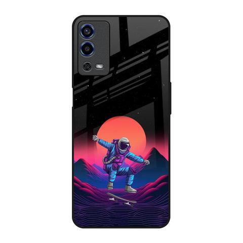 Retro Astronaut Glossy Case for Oppo A55
