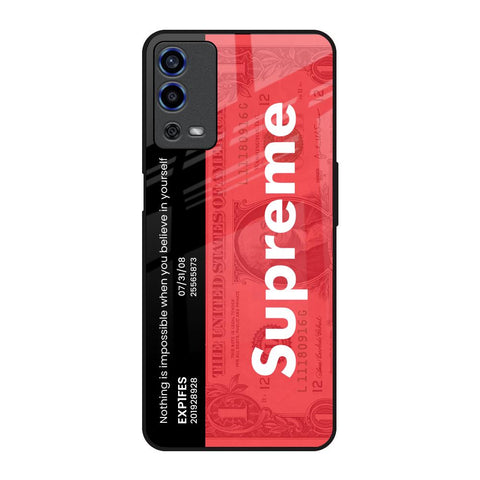 Supreme Ticket Glossy Case for Oppo A55