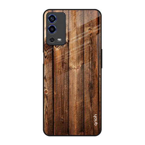 Timber Printed Glossy Case for Oppo A55