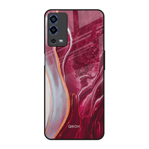 Crimson Ruby Glossy Case for Oppo A55