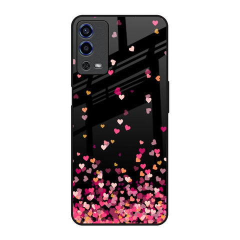 Heart Rain Fall Glossy Case For Oppo A55