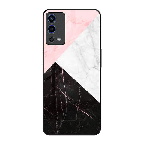 Marble Collage Art Glossy Case For Oppo A55