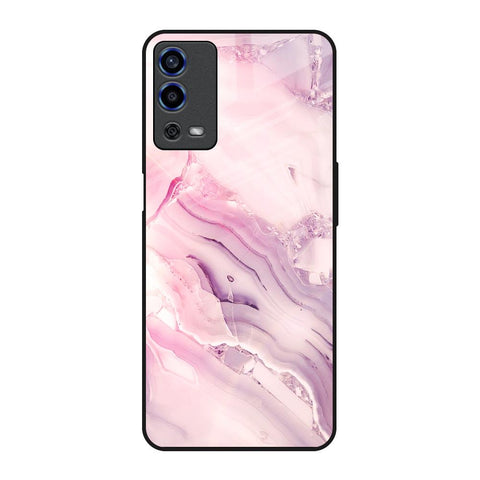 Diamond Pink Gradient Glossy Case For Oppo A55